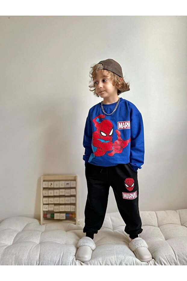 بدلة للأولاد مطبوع عليها شخصية - 1