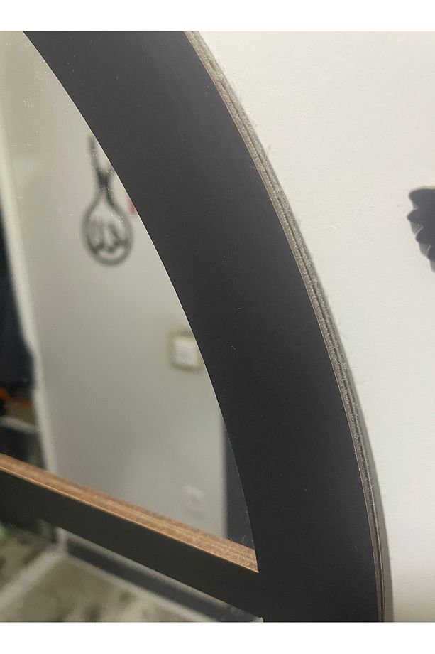 2 Adet Dekoratif Pencere Ayna Boyalı Hazır Pleksi Aynalı 40x60 cm Altı Adet Kuş Hediyeli Hint - 2