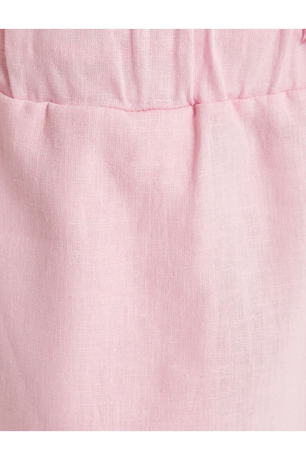 Pijama Altı Şort Beli Lastikli - 6