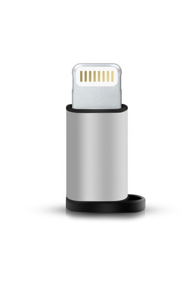 Micro To Lightning Çevirici Adaptör Gri