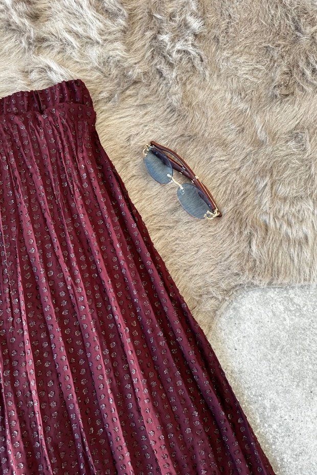 Sofia Bordo Kloş Etek - 3