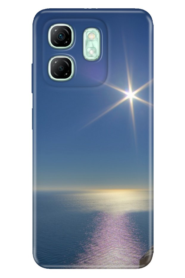 Infinix Hot 50I - Smart 9 Case Patterned Tpu Silicone Printed Calm Sea