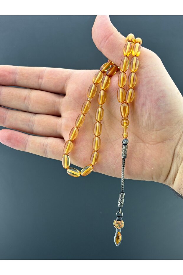 Ateş Kehribar Tesbih - 3