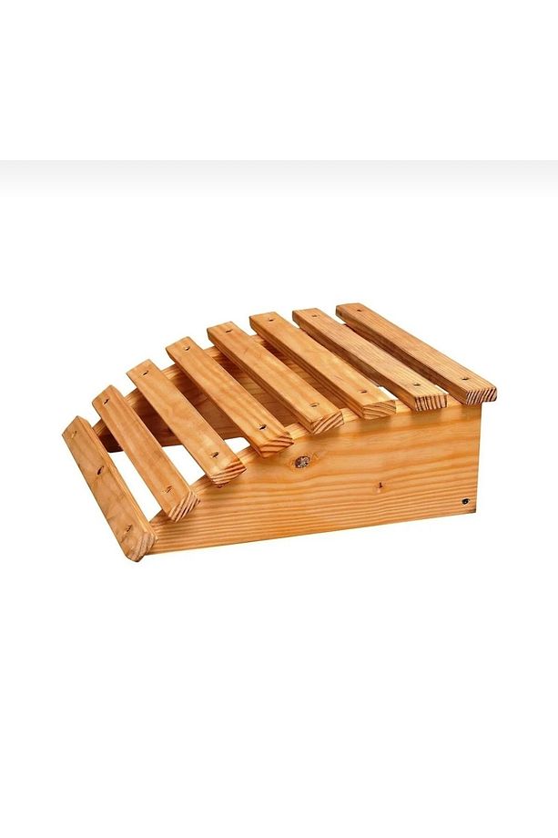 Masa Altı Ayak Standı,Ayak Desteği,Ahşap Ayak Yükseltici,Doğal Dekoratif Ayaklık - 1