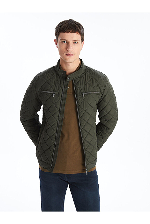 Standard Mold Stand Collar Men's Puffer Coat