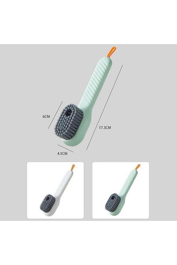 Ergonomik Deterjan Hazneli Çok Amaçlı Temizlik Fırçası - Ayakkabı ve Botlar İçin Pratik Çözüm - 7