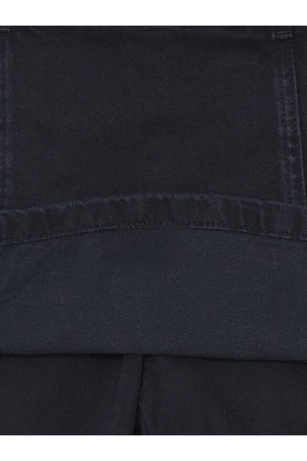 LCW Kids Siyah Basic Kız Çocuk Jean Şort Etek - 2