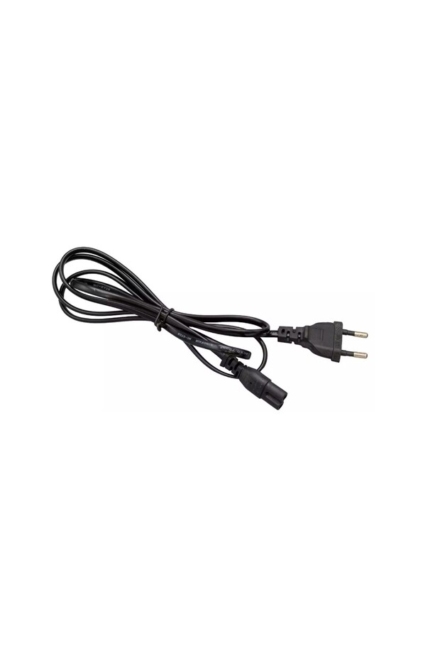 Teyp Fiş - Notebook Adaptör Power Kablosu 2 Pin - 1.5 Metre - 1