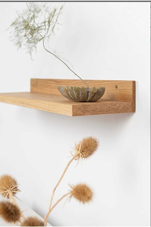 Ahşap Tekli Raf - 1