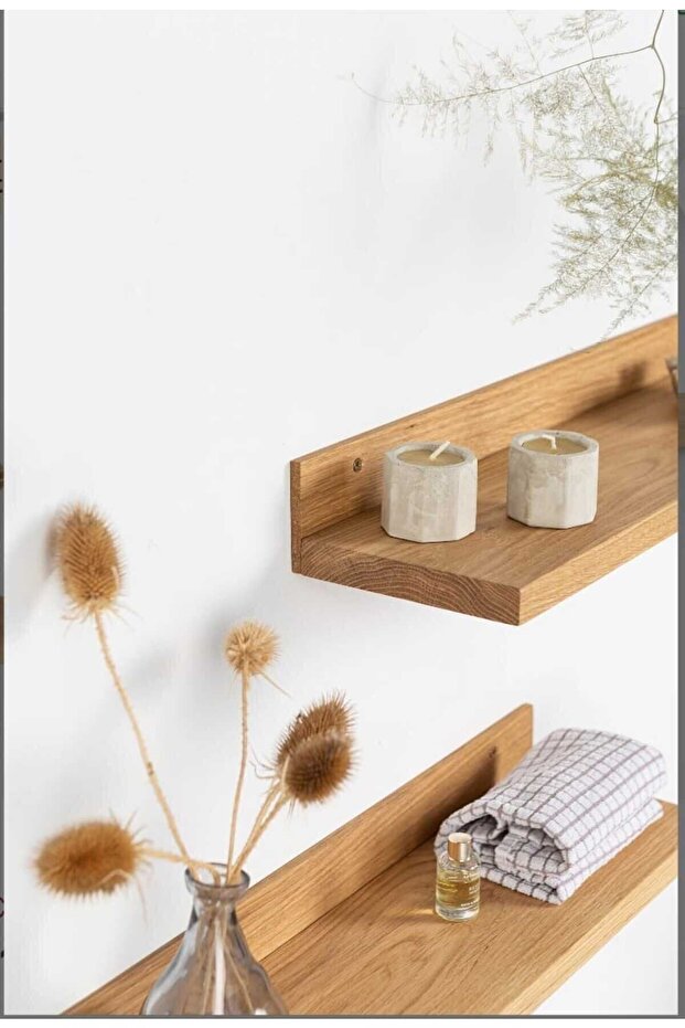 Ahşap Tekli Raf - 3