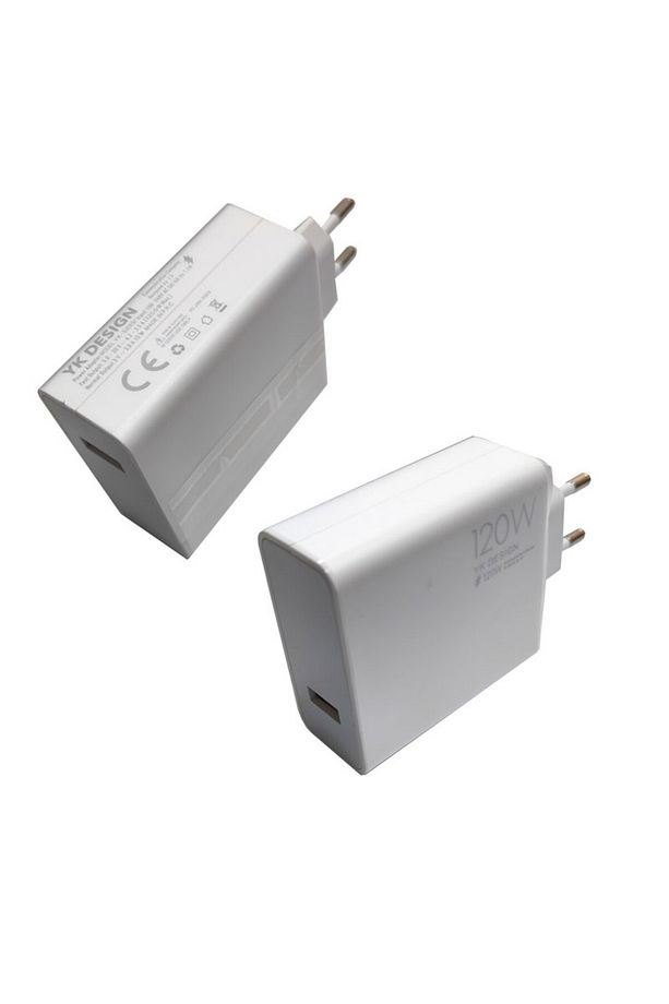 120w süper fast şarj adaptörü kısa devre ve yüksek voltaj korumalı adaptör - 3