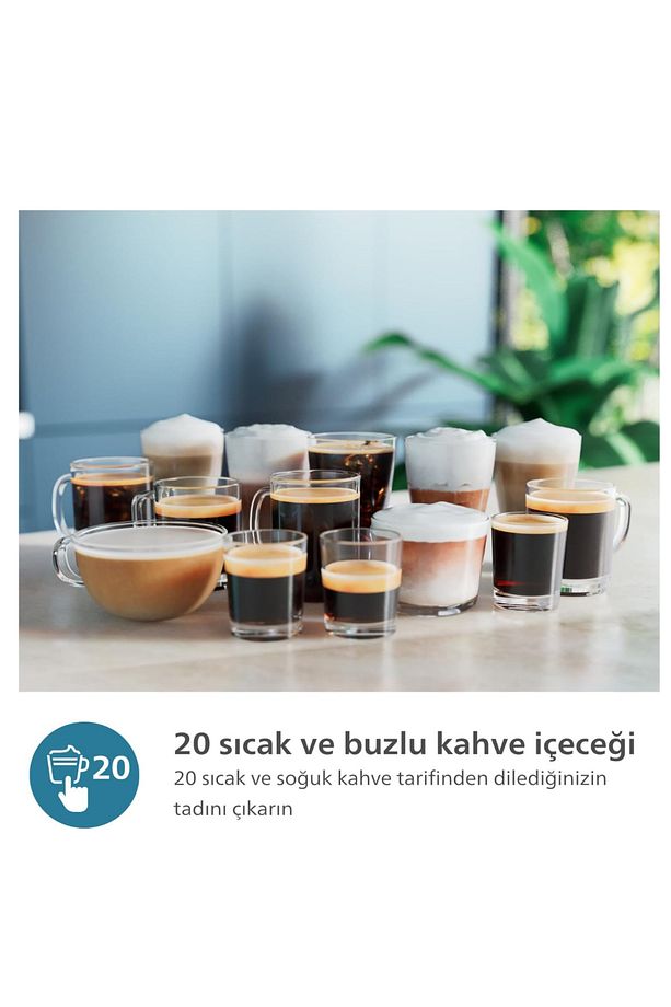 Espresso, Latte, Cappuccino 2KG Tchibo Kahve ve Philips Kahve Makinesi EP5544-Onerous Lambader - 4