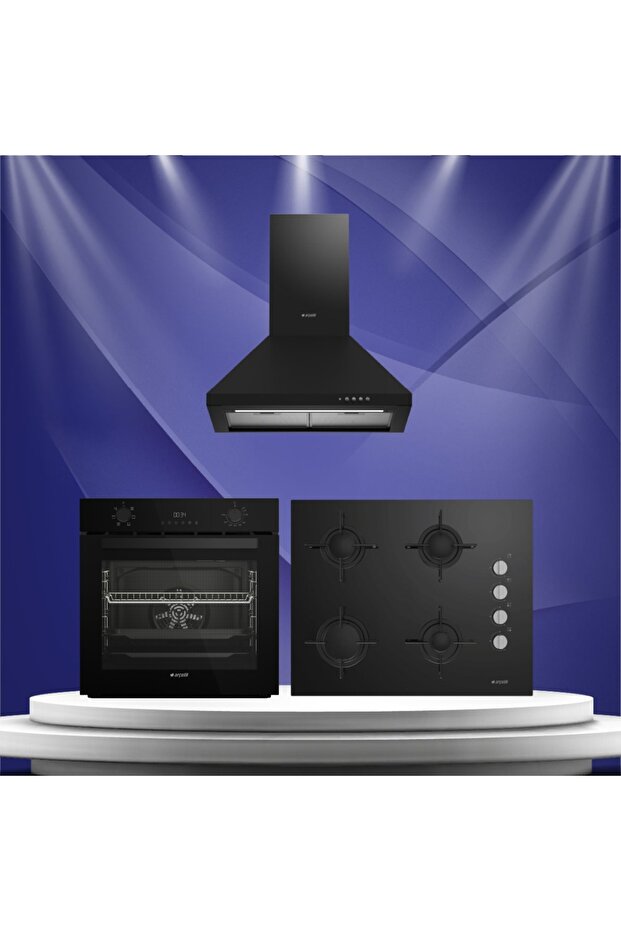 Siyah Pro Ankastre Set (DG) - 1