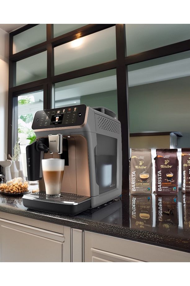 Espresso, Latte, Cappuccino 2KG Tchibo Kahve ve Philips Kahve Makinesi EP5544-Onerous Lambader - 1