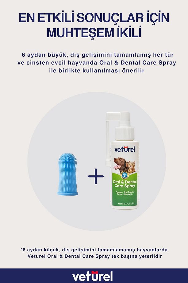 Kedi Diş Fırçası 360 Yumuşak Parmak Fırça Silikon Fırça Kedi Ağız Kokusu Plak Tartar Saklama Kutulu - 5