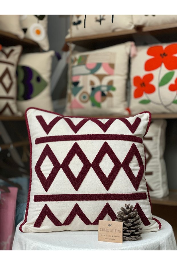 Cotton Pillow Cover 2-Piece Throw Pillow Cover