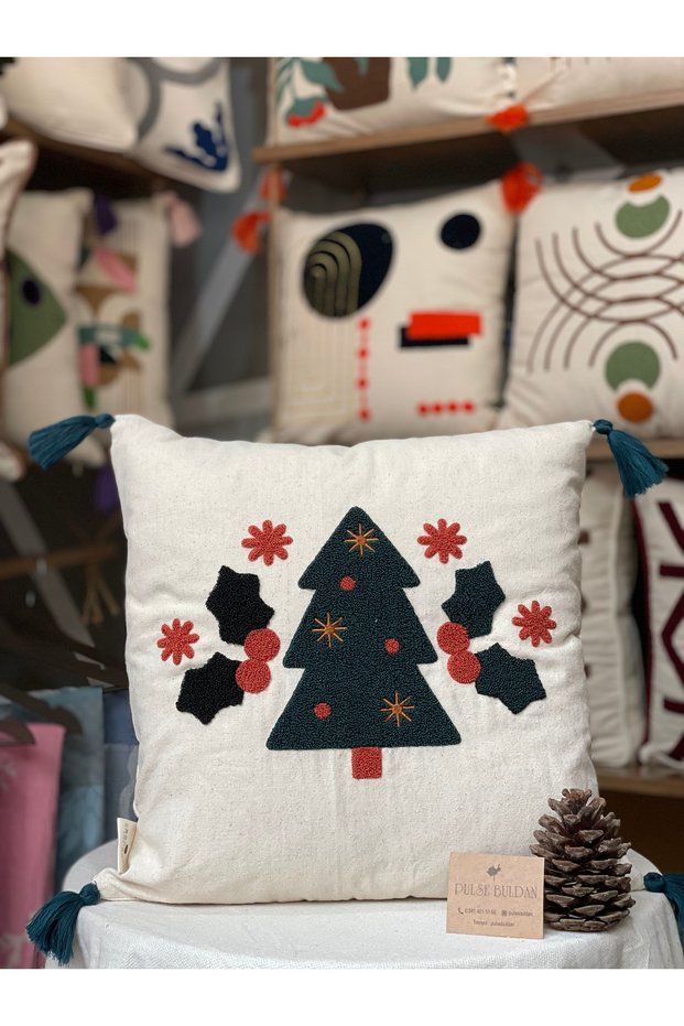 Cotton Throw Pillow Set of 2 Pillowcases