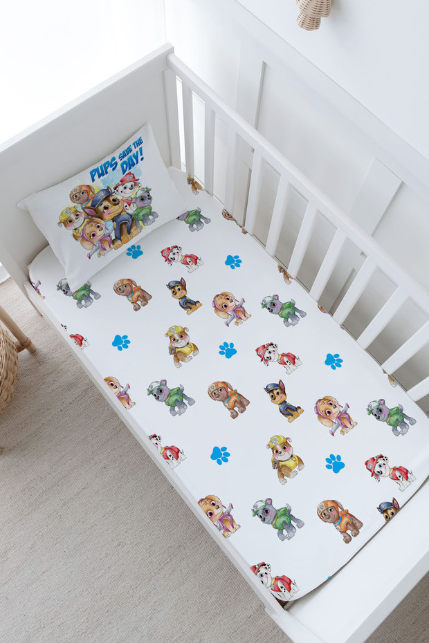 Baby Size Elastic Sheet Set - Cartoon Series - Paw Patrol