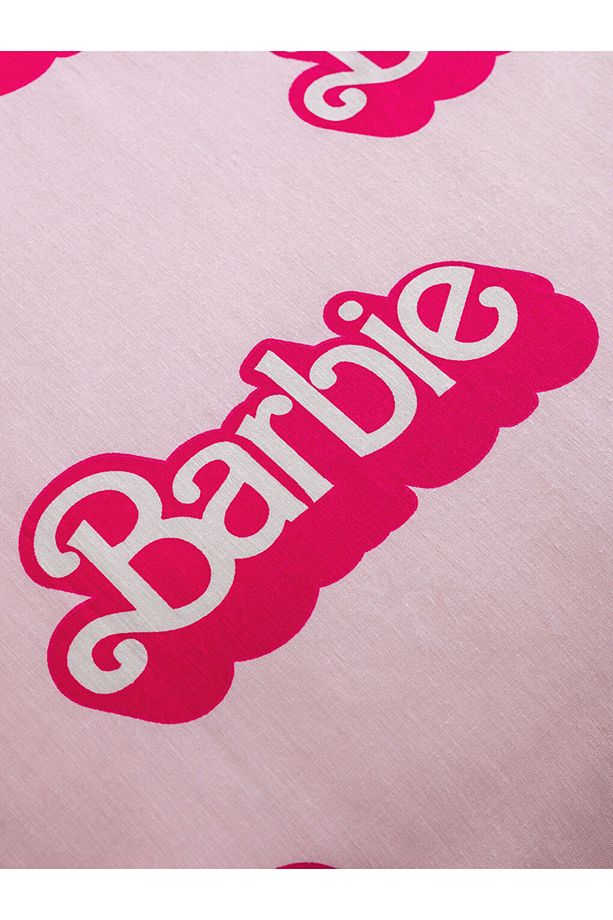 new collection Barbie Baskılı Çocuk Nevresim Seti city - 5