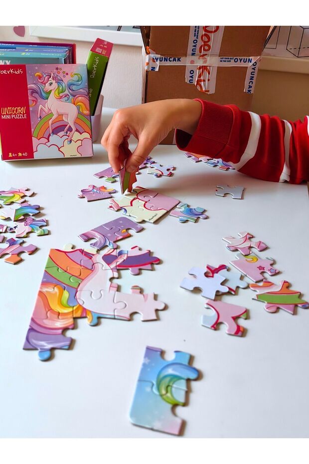 Unicorn Mini Puzzle | 3-7 Yaş - 40 Parça - 5