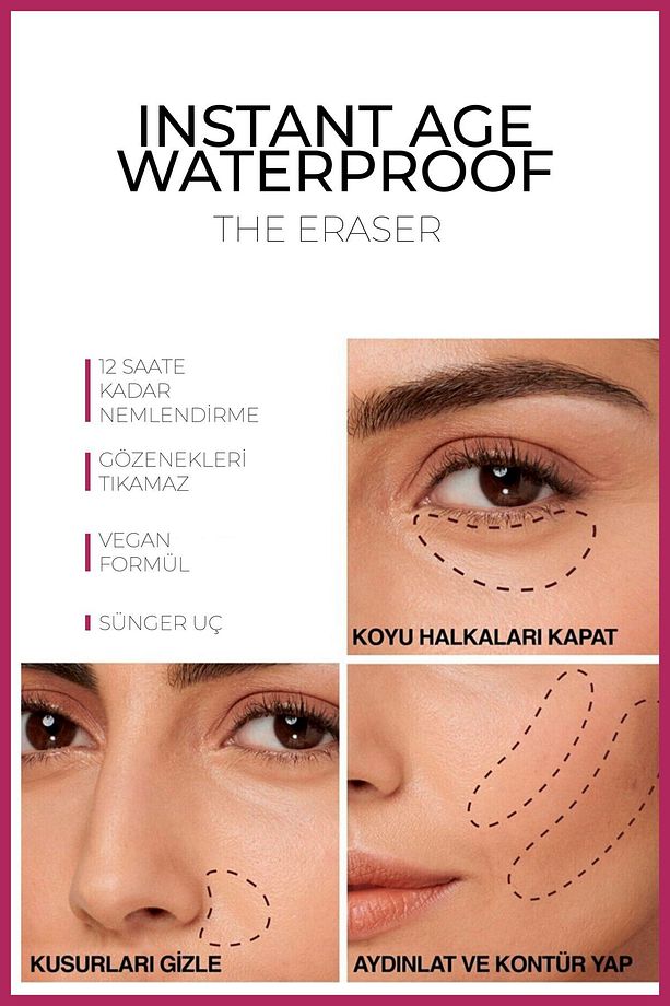 Kapatıcı İnstant Age Waterproof The Eraser Kapatıcı - Çok Amaçlı Kapatıcı - 2