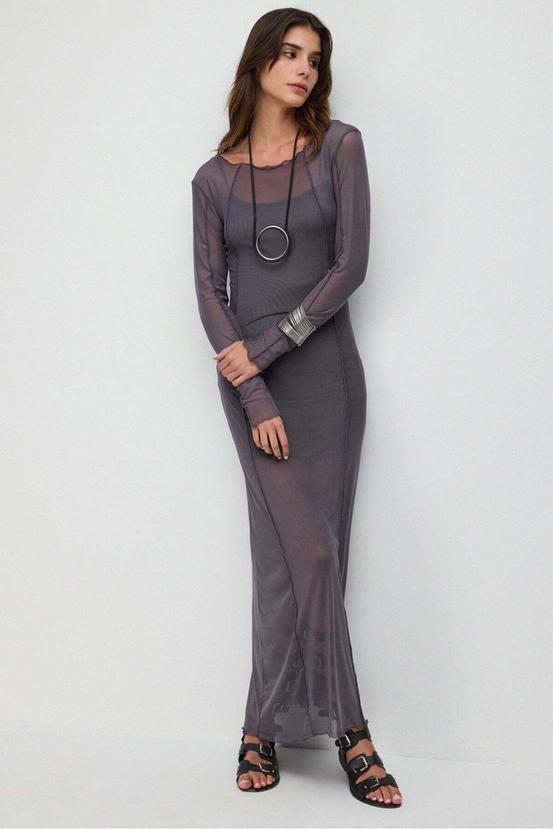Langes Tüllkleid