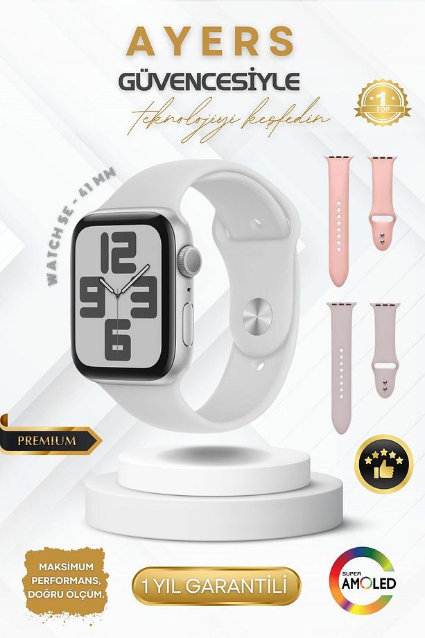 Watch 10 SE Hello 3 Mini 41MM Son Nesil Akıllı Saat İOS VE ANDROİD Uyumlu - 1