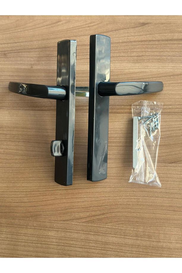 Pvc Pimapen Plastik Kapı Kolu / Balkon Plastik Kapı Kolu / Antrasit 1 Adet - 4
