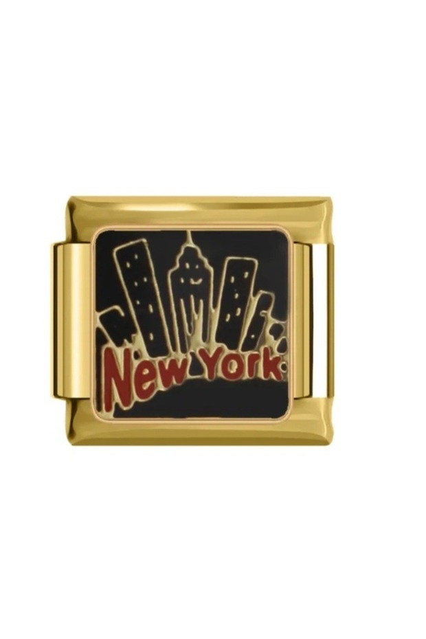 Gold New York Italian Bracelet Charm