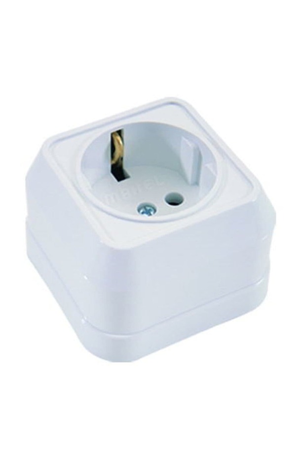 مقبس كهربائي مثبت على السطح مع تأريض 45108 - 1