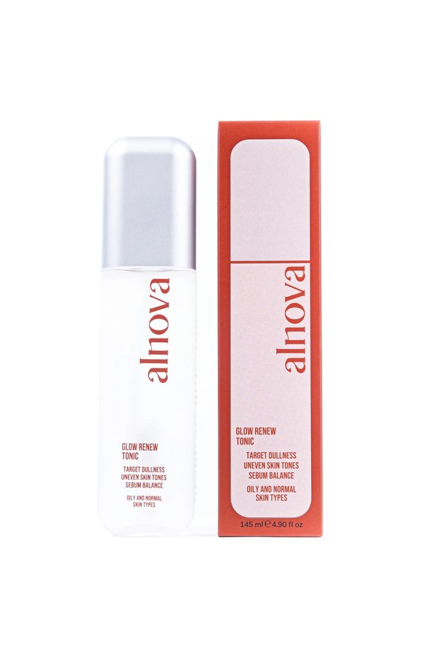 Regenerating tonic containing aha-bha & niacinamide & zinc - glow renew tonic