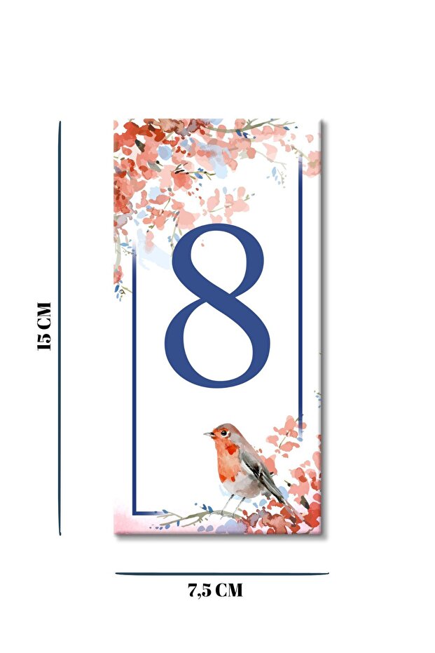 Kuşlu Seramik Kapı Numarası No:8 - 3