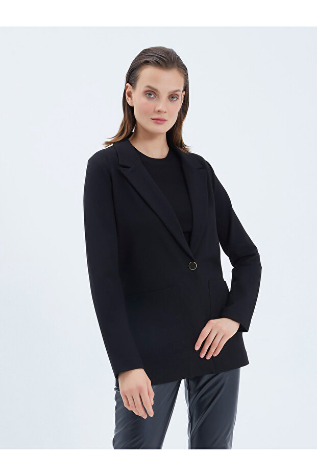 Kadın Ceket-siyah - 6
