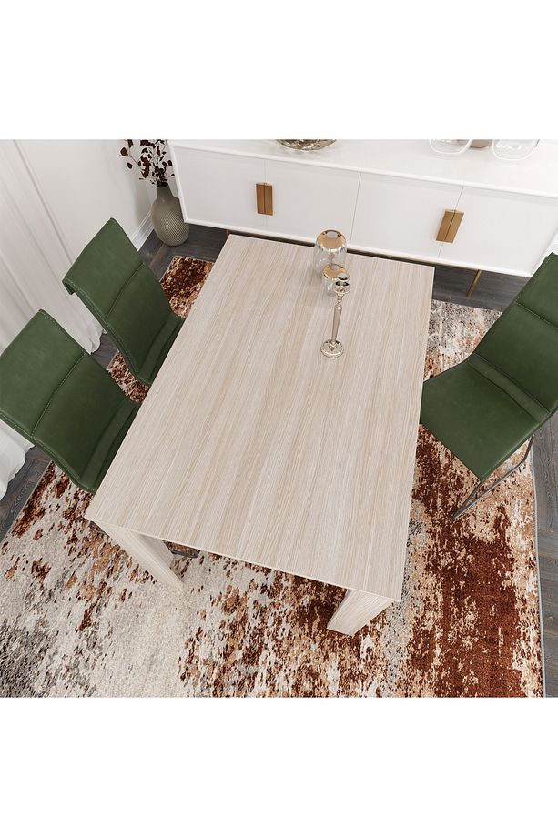 Pasific Home Single Mutfak Yemek Masası, 120 x80 cm, Dikdörtgen, Meşe - 2