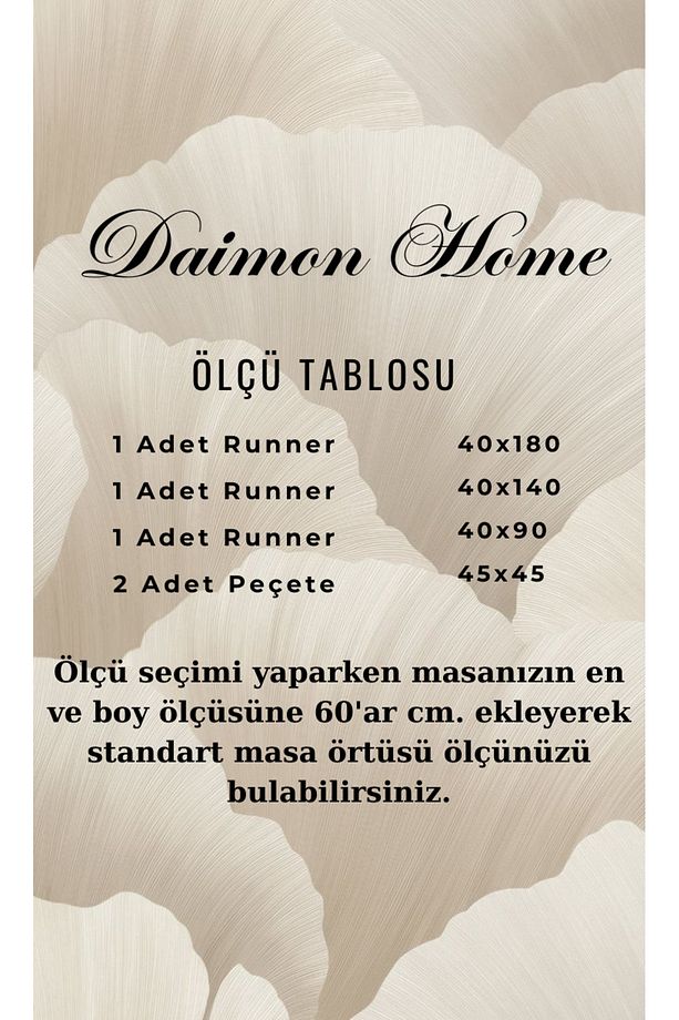 Buse Model Güpürlü 5'li Runnerlı Salon Takımları Oda Takımları ( Ranır ) - 3