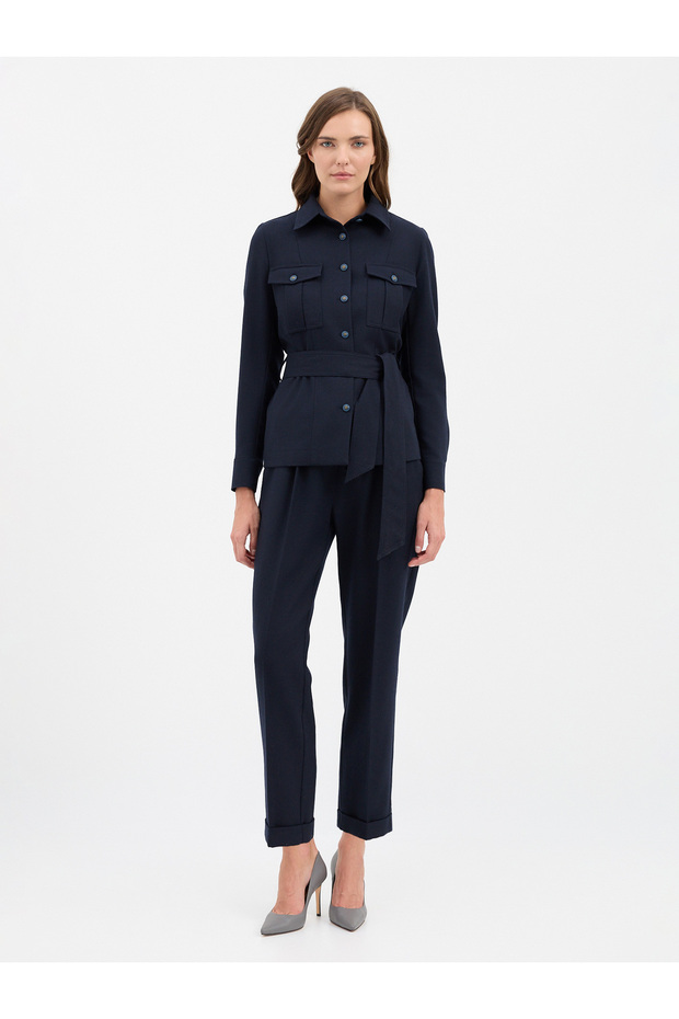 Kadın Ceket-lacivert - 5