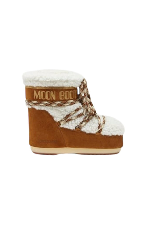 80d1409580-ma03 Icon Low Shearling Kadın Kar Botu - 1