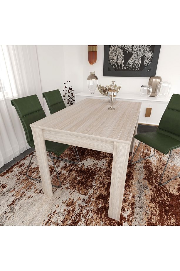 Pasific Home Single Mutfak Yemek Masası, 120 x80 cm, Dikdörtgen, Meşe - 1