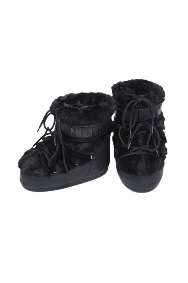 80d1409390-n001 Icon Low Faux Fur Kadın Siyah Kar Botu - 4