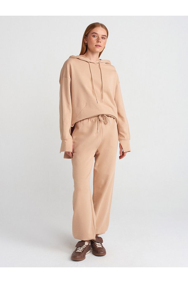 70458 Basic Jogger Pantolon-Camel - 1