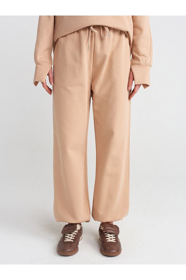 70458 Basic Jogger Pantolon-Camel - 3