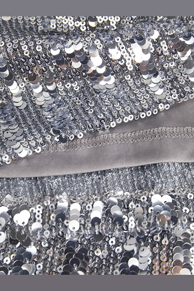 Kadın Pullu Mini Etek - Tara - 9