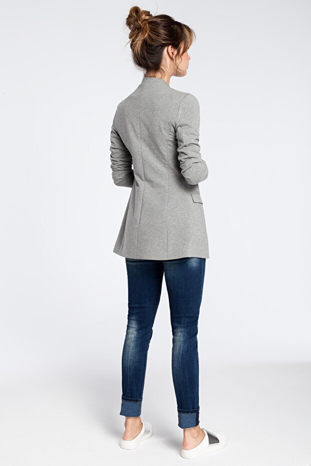 Unbuttoned knitted blazer - 3