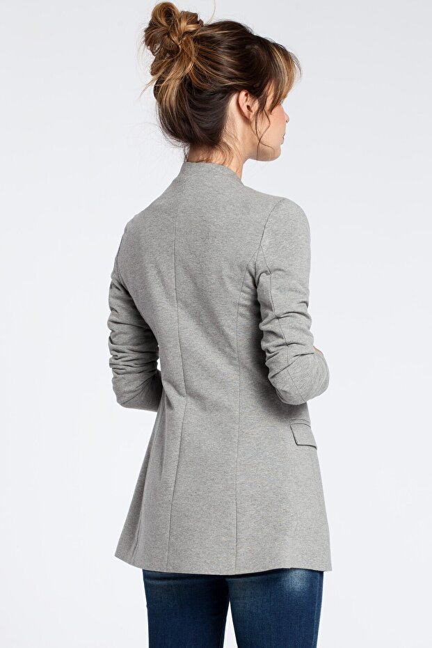 Unbuttoned knitted blazer - 4