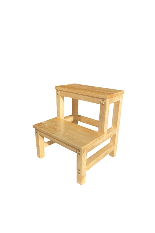 Ahşap basamaklı tabure - 1