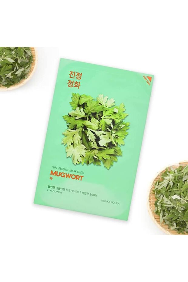 Pure Mask Sheet Mugwort - Face Mask with Maydonoz (1 Piece)