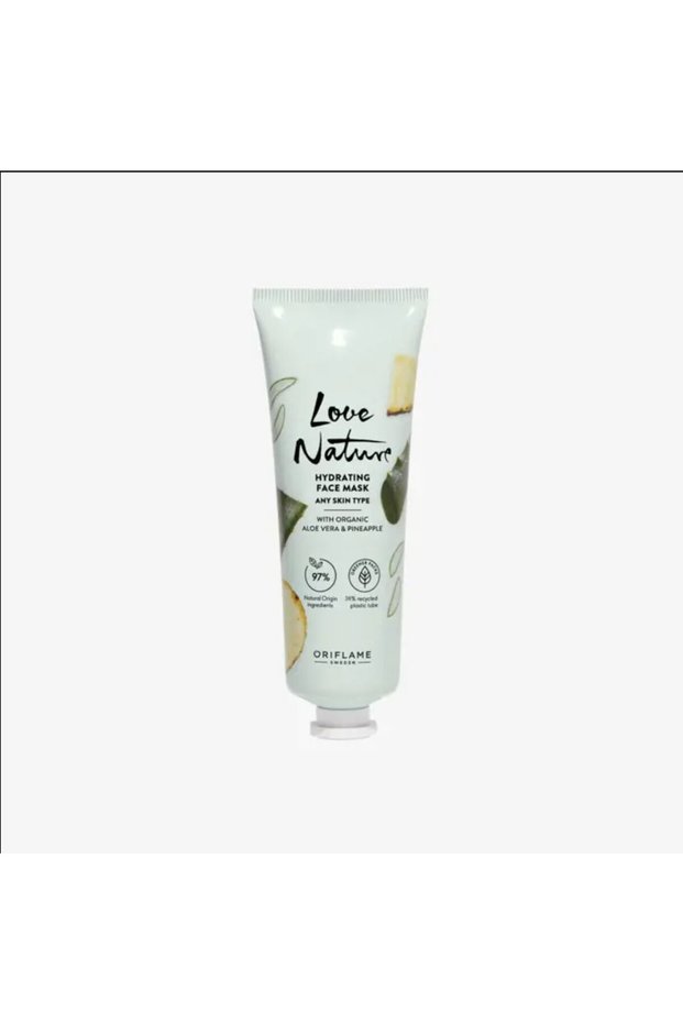 Love Nature Organic Aloe Vera and Pineapple Moisturizing Face Mask