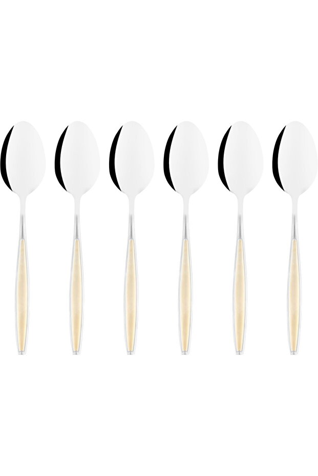 Al Saif Gallery Steel Cutlery Set, 6 Pieces - Silver