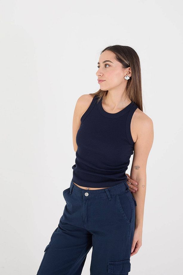 Halter Yaka Fitilli Atlet A13294-L7 - 4