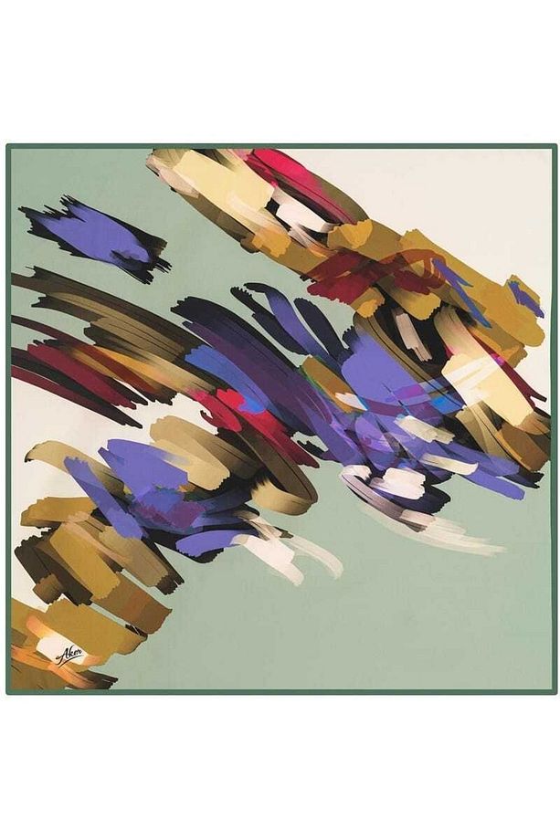Polyester Twil Eşarp - 1